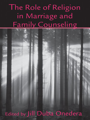 cover image of The Role of Religion in Marriage and Family Counseling